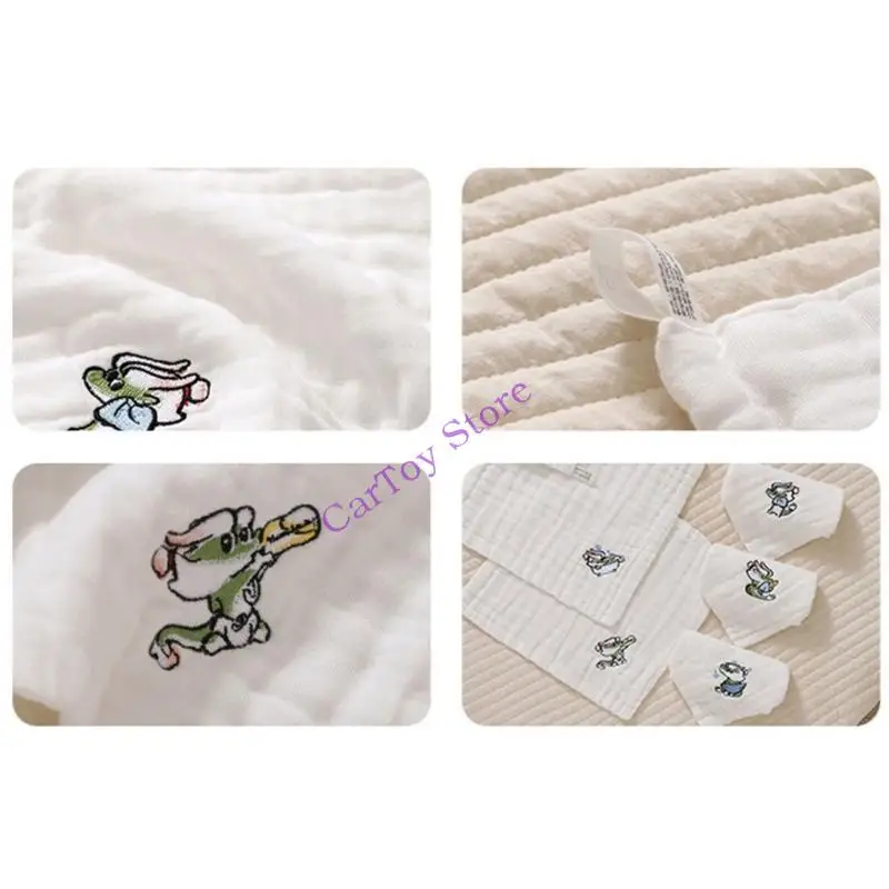 634F 6 Layer Baby Towel Infant Cotton Wiping Towe Face Towel Breathable Washcloths Embroidery Dragon Nursing Towel
634F 6 Layer Baby Towel Infant Cotton Wiping Towe Face Towel Breathable Washcloths Embroidery Dragon Nursing Towel