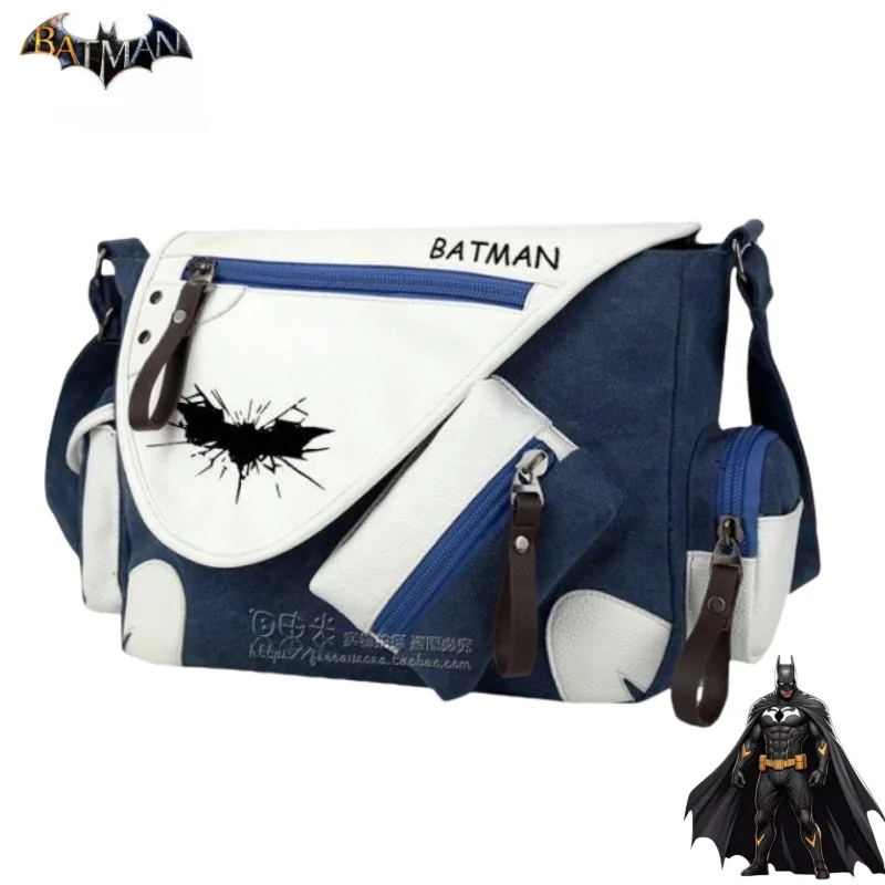 BeastKingdom Trendy Anime Peripherals Batman Couples Shoulder Backpack Patent Leather Canvas Bag Crossbody School Bag Gift
BeastKingdom Trendy Anime Peripherals Batman Couples Shoulder Backpack Patent Leather Canvas Bag Crossbody School Bag Gift