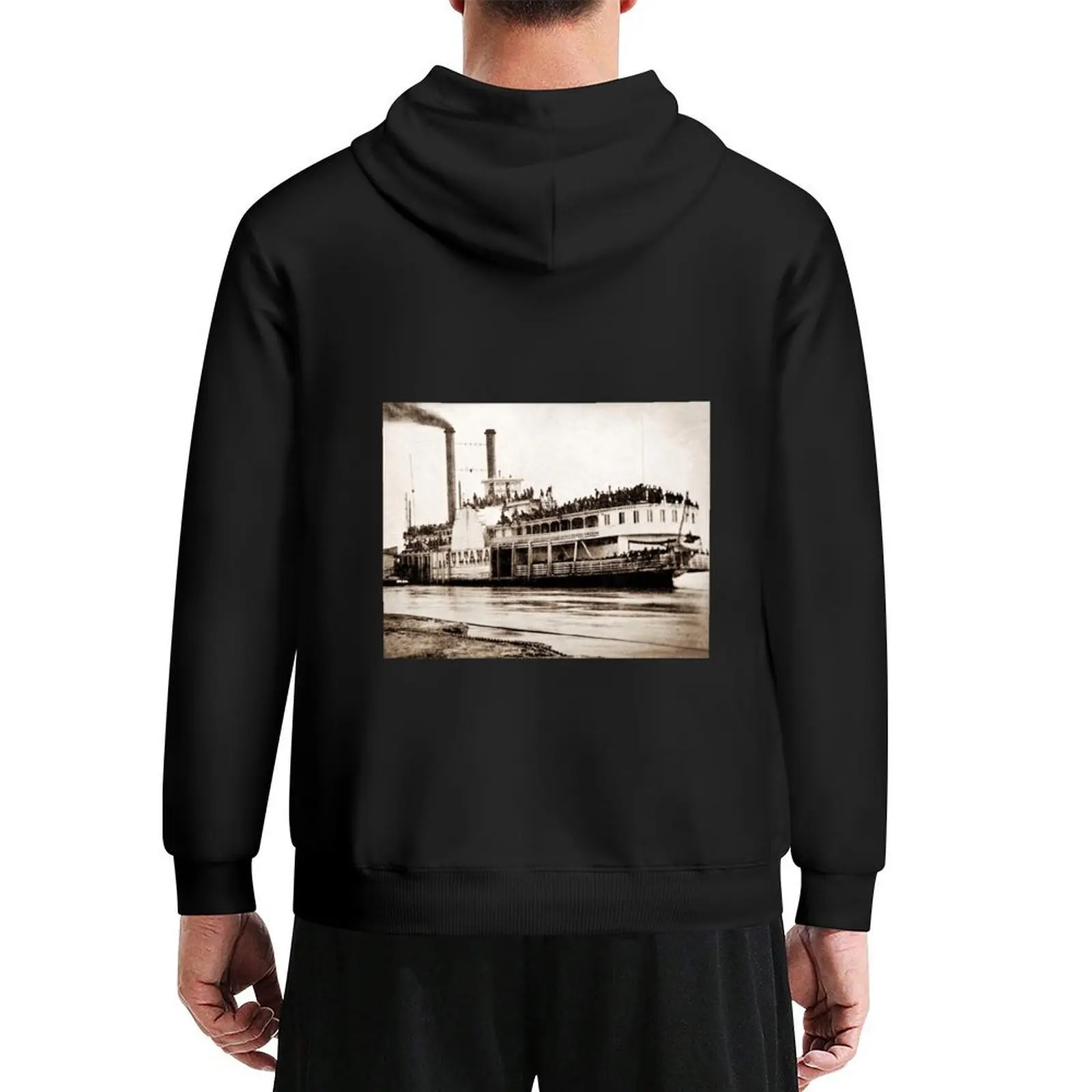 MARITIME #42 SS Sultana Paddle Steamship - Photo Hoodie men's clothes autumn men wear male clothes new hooded tee
MARITIME #42 SS Sultana Paddle Steamship - Photo Hoodie men's clothes autumn men wear male clothes new hooded tee
