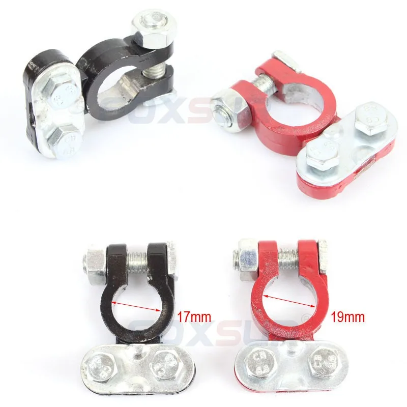 Red And Black Spray Painted Car Battery Clip Terminal Post Inverter Connector Block for Battery Management
Red And Black Spray Painted Car Battery Clip Terminal Post Inverter Connector Block for Battery Management
