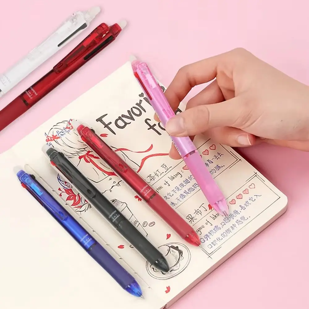 High Quality 3-in-1 Erasable Pen 0.5mm Tip Writing Tool Multicolor Pen Black/Blue/Red Ink Neutral Pen School Office
High Quality 3-in-1 Erasable Pen 0.5mm Tip Writing Tool Multicolor Pen Black/Blue/Red Ink Neutral Pen School Office