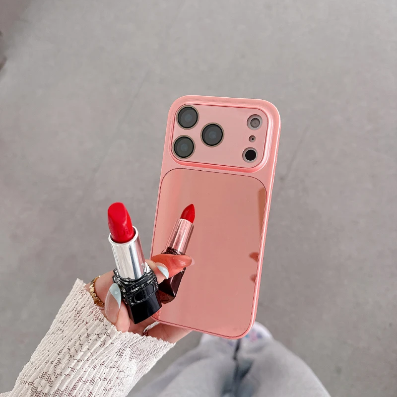 Luxury Solid Color Matte Frame Cosmetic Mirror Backplane Phone Case For iPhone 17 Pro Max 15 14 13 16 Pro Max Bumper Back Cover
Luxury Solid Color Matte Frame Cosmetic Mirror Backplane Phone Case For iPhone 17 Pro Max 15 14 13 16 Pro Max Bumper Back Cover