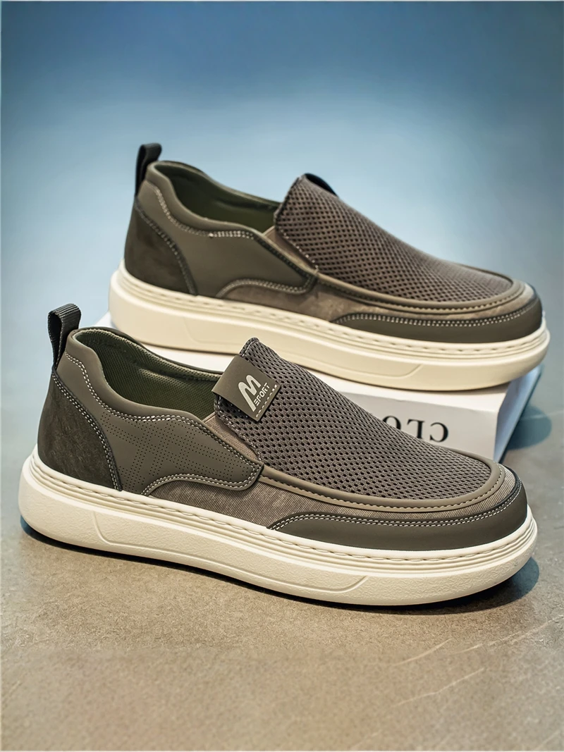 Men's Summer Breathable Anti-Odor Thick Bottom Ice Silk Mesh Slip-On Casual Soft Bottom Anti-Slip Flat Shoes Comfortable Loafers
Men's Summer Breathable Anti-Odor Thick Bottom Ice Silk Mesh Slip-On Casual Soft Bottom Anti-Slip Flat Shoes Comfortable Loafers