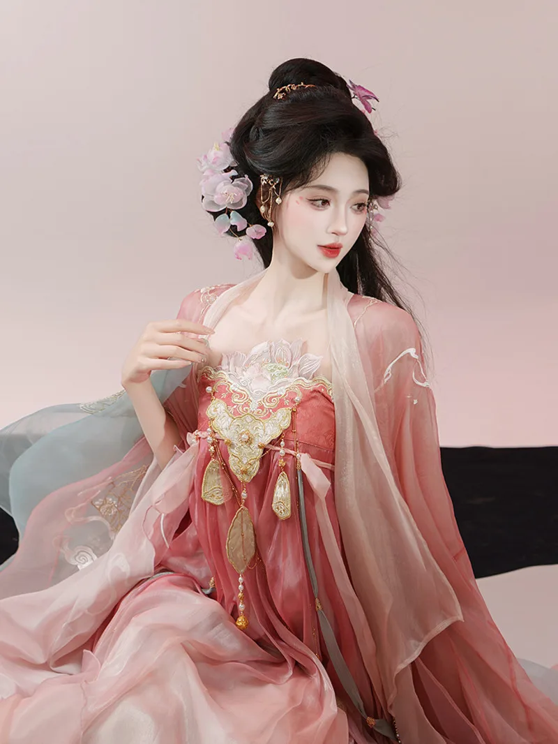 New Fiesta Carnival Halloween Cos Cosplay Womens fashion Hanfu Tang System Skirt Embroidery Big Sleeved Shirt Ancient Costume
New Fiesta Carnival Halloween Cos Cosplay Womens fashion Hanfu Tang System Skirt Embroidery Big Sleeved Shirt Ancient Costume