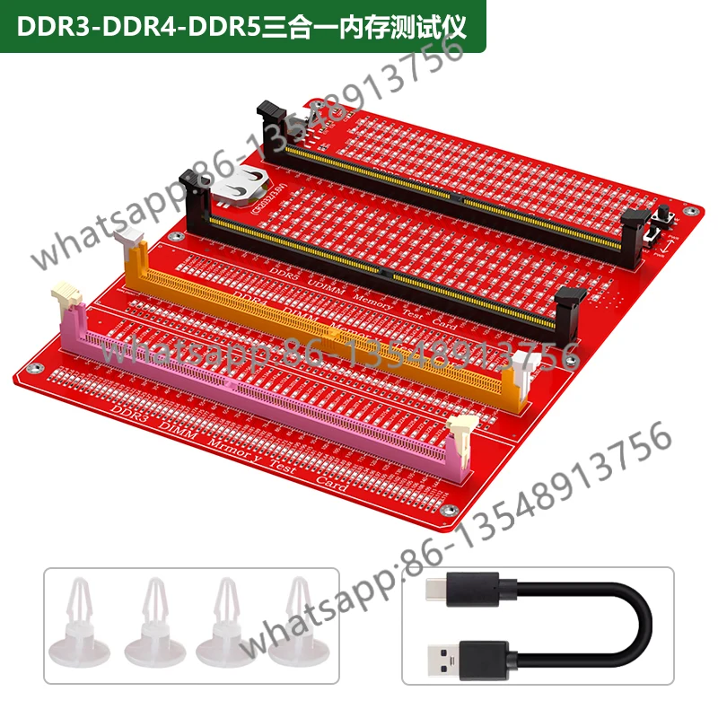 New 3-in-1DDR3-DDR4-DDR5 Memory Stick Tester
New 3-in-1DDR3-DDR4-DDR5 Memory Stick Tester
