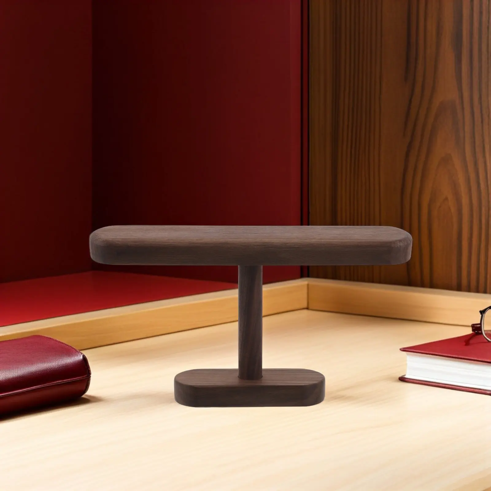 Wooden T-Bar Jewelry Display Stand Elegant Bracelet Organizer Desktop Storage Watch Holder for Home Store Showcase Decoration
Wooden T-Bar Jewelry Display Stand Elegant Bracelet Organizer Desktop Storage Watch Holder for Home Store Showcase Decoration