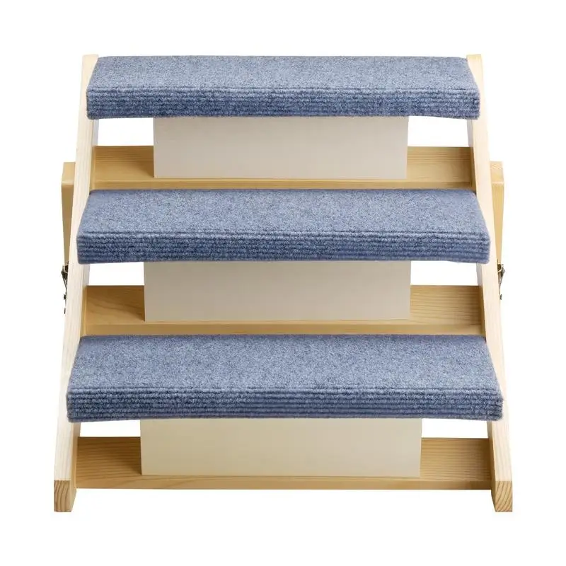Pet Step Ladder 3-Step For Bed Sofa Car, Foldable Compact Design, Durable Support Structure, Load Capacity 150lbs, Stable Access Solution for Small Medium Large Pets
Pet Step Ladder 3-Step For Bed Sofa Car, Foldable Compact Design, Durable Support Structure, Load Capacity 150lbs, Stable Access Solution for Small Medium Large Pets