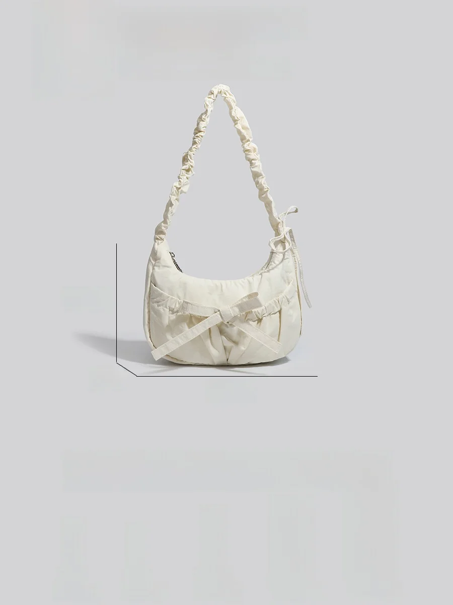 CAKJVG2025 Новая молодежная сумка через плечо для балета, женская сумка через плечо, сложенная сумка для подмышек, мягкий нейлон, однотонный цвет, для отдыха
CAKJVG2025 Новая молодежная сумка через плечо для балета, женская сумка через плечо, сложенная сумка для подмышек, мягкий нейлон, однотонный цвет, для отдыха