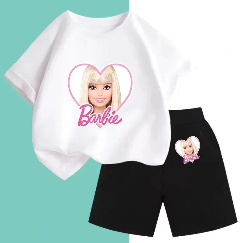 2025 New Summer Disney Barbie Children's Clothing Casual Children's Print Cartoon T-shirt Set Cute T-shirt for Boys and Girls
2025 New Summer Disney Barbie Children's Clothing Casual Children's Print Cartoon T-shirt Set Cute T-shirt for Boys and Girls