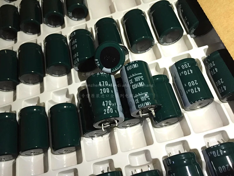 Nichicon imports electrolytic capacitors 200v470uf 25*35 GU series 470uf 200v
Nichicon imports electrolytic capacitors 200v470uf 25*35 GU series 470uf 200v