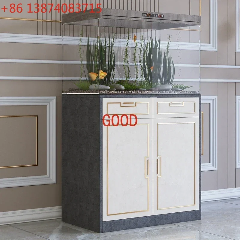 European Style Fish Tank Cabinet Base Cabinet Light Luxury with Drawer Base Cabinet Aquarium Floor 1
European Style Fish Tank Cabinet Base Cabinet Light Luxury with Drawer Base Cabinet Aquarium Floor 1