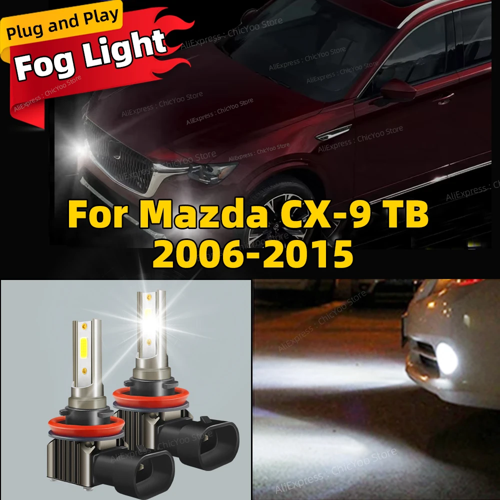 6000K Front Fog Light 2pcs LED Bulb Accessories Lamp 80W For Mazda CX-9 CX9 TB 2006 2007 2008 2009 2010 2011 2012 2013 2014 2015
6000K Front Fog Light 2pcs LED Bulb Accessories Lamp 80W For Mazda CX-9 CX9 TB 2006 2007 2008 2009 2010 2011 2012 2013 2014 2015