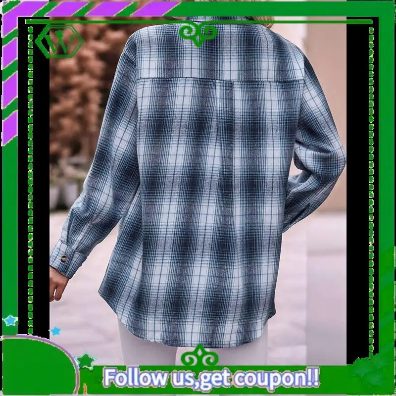 A18P-Women's Flannel Plaid Button-Down Shirt Oversized Long Sleeve Short Sleeve Jacket Top
A18P-Women's Flannel Plaid Button-Down Shirt Oversized Long Sleeve Short Sleeve Jacket Top