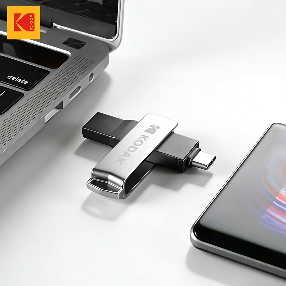 Kodak 2 in 1 USB Flash Drives Type-C Pendrive 32GB 64GB 128GB 256GB USB 3.2 High Speed Dual Memory stick Pen Drive for Phone
Kodak 2 in 1 USB Flash Drives Type-C Pendrive 32GB 64GB 128GB 256GB USB 3.2 High Speed Dual Memory stick Pen Drive for Phone