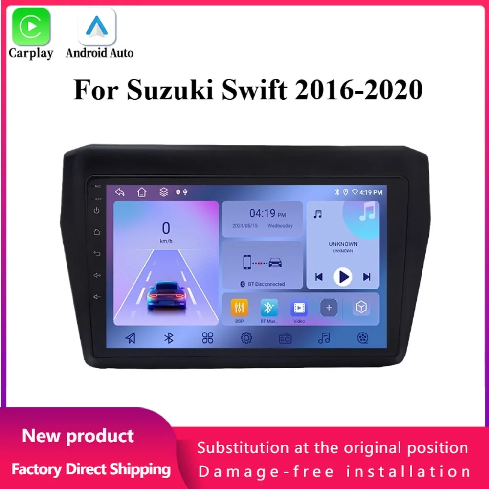 For Suzuki Swift 2016-2020 Android 14 Navigation Car Radio Multimedia Video 4G GPS Wireless Apple BT Carplay Touch Screen Stereo
For Suzuki Swift 2016-2020 Android 14 Navigation Car Radio Multimedia Video 4G GPS Wireless Apple BT Carplay Touch Screen Stereo