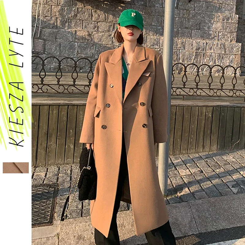 Vintage Brown Long Coat For Women Trendy 2022 Autumn Winter New Loose Woolen Coat Lapel Woolen Coats
Vintage Brown Long Coat For Women Trendy 2022 Autumn Winter New Loose Woolen Coat Lapel Woolen Coats