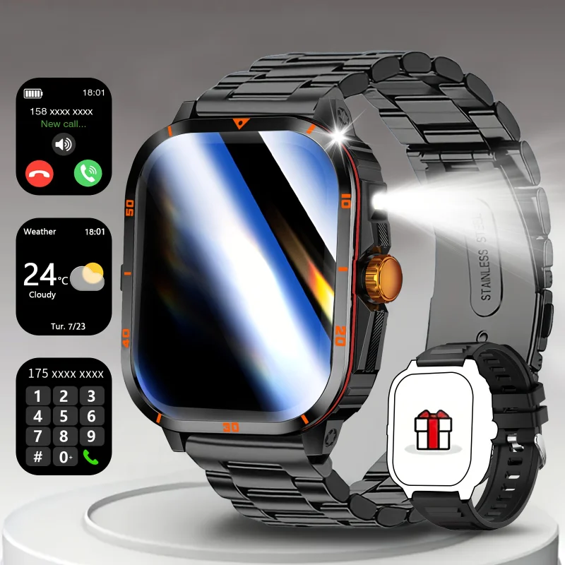 New Classic Smartwatch Features A High-Definition Touchscreen, Wireless Calling, Message Notifications, Weather Forecasts, Alarms, A Flashlight, A Calculator, and Various Sports Modes. Suitable for IPhone & Android,It Makes A Great Gift
New Classic Smartwatch Features A High-Definition Touchscreen, Wireless Calling, Message Notifications, Weather Forecasts, Alarms, A Flashlight, A Calculator, and Various Sports Modes. Suitable for IPhone & Android,It Makes A Great Gift