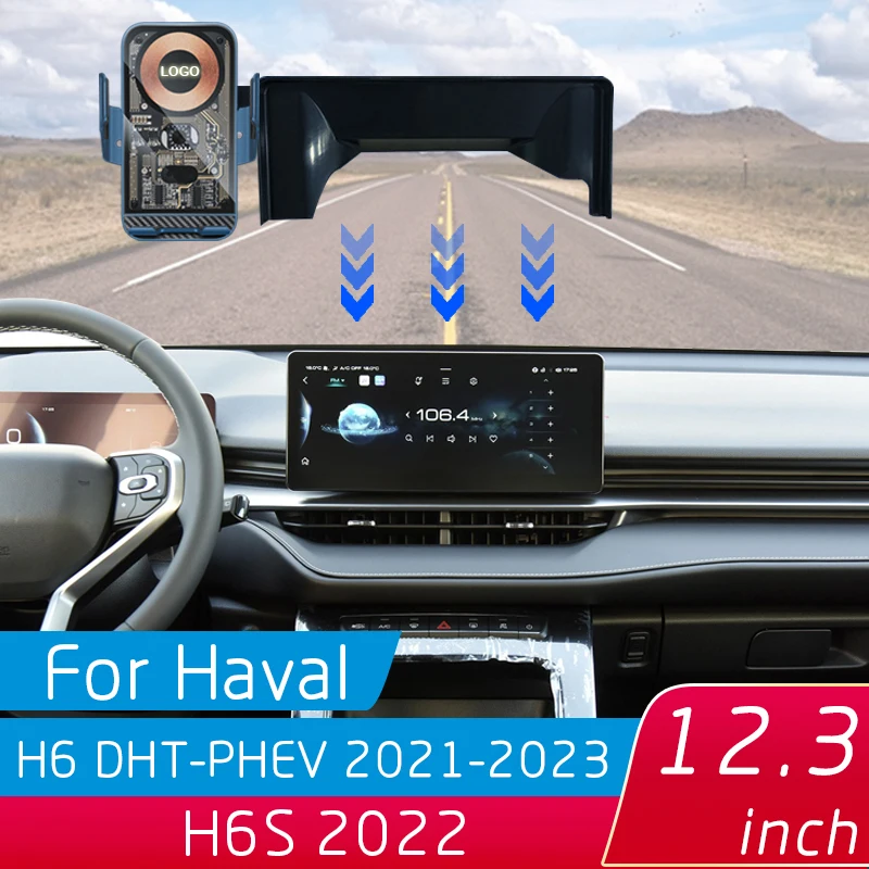 For Haval H6 DHT-PHEV 21-23 H6S 2023 Mobile Phone Wireless Chargin.g Stand For 12.3 Inch Center Control Screen Base For IPhone
For Haval H6 DHT-PHEV 21-23 H6S 2023 Mobile Phone Wireless Chargin.g Stand For 12.3 Inch Center Control Screen Base For IPhone