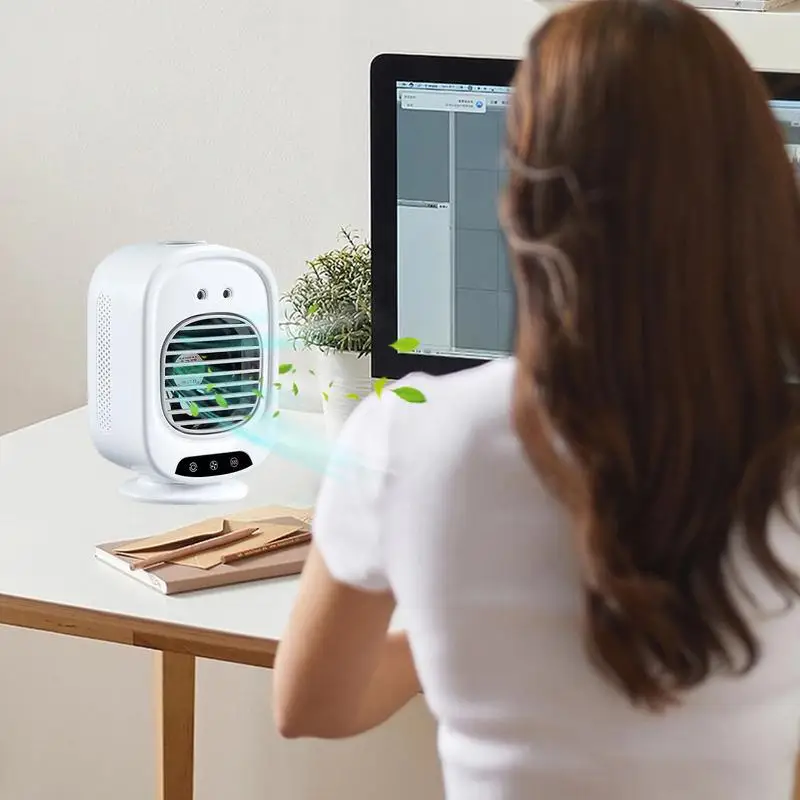 Misting Fan USB Rechargeable Personal Cooler Quiet Powerful Adjustable 3 Speed Modes Misting Fan For Indoor Outdoor Camping
Misting Fan USB Rechargeable Personal Cooler Quiet Powerful Adjustable 3 Speed Modes Misting Fan For Indoor Outdoor Camping