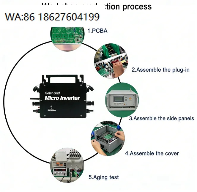 800W Single Phase Grid Tie Micro Inverter 25-55V Input 230V Output 96% Efficiency Balcony Solar Power Plant Equipment
800W Single Phase Grid Tie Micro Inverter 25-55V Input 230V Output 96% Efficiency Balcony Solar Power Plant Equipment