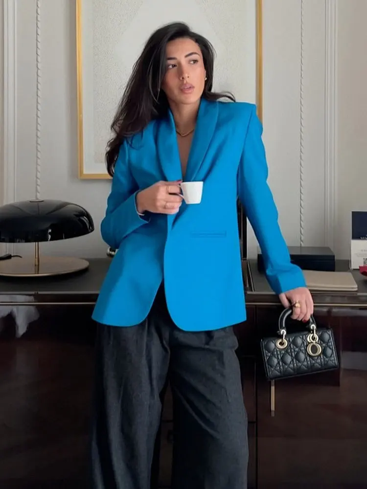 HH весенний женский элегантный модный однотонный пиджак винтажное пальто с длинным рукавом и открытой строчкой костюм пальто шикарная офисная женская базовая верхняя одежда
HH весенний женский элегантный модный однотонный пиджак винтажное пальто с длинным рукавом и открытой строчкой костюм пальто шикарная офисная женская базовая верхняя одежда