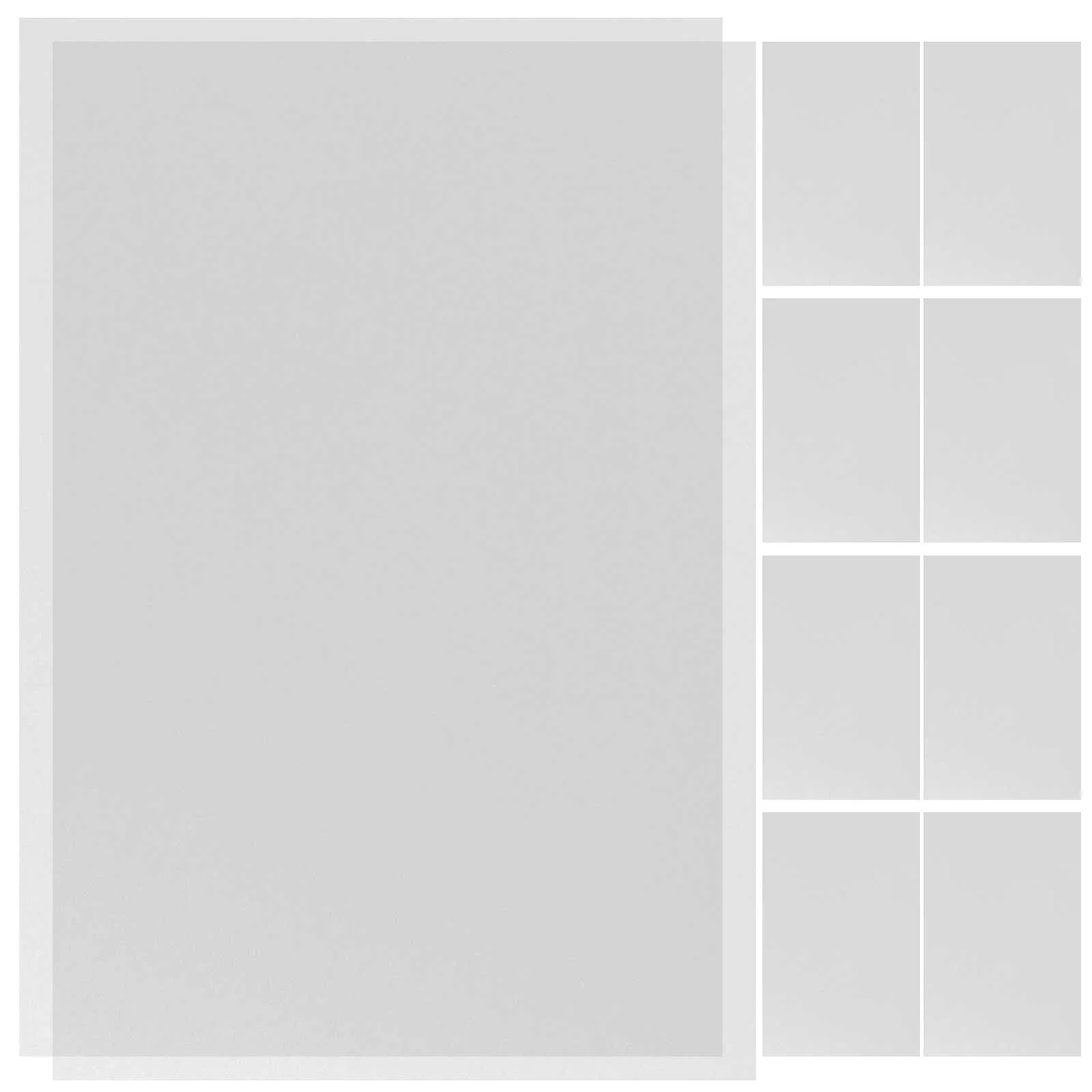 10 Pcs Heat Shrink Film 0.3mm 20x29cm Blank Shrinkable Paper Sheets Cuttable Wear Resistant Craft Supplies
10 Pcs Heat Shrink Film 0.3mm 20x29cm Blank Shrinkable Paper Sheets Cuttable Wear Resistant Craft Supplies