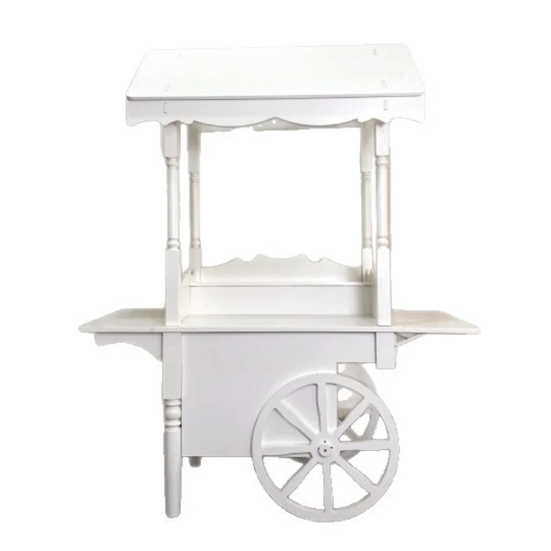 Wooden Candy Cart Wedding Party Decoration Float Cake Dessert Cart Mobile Stall Cart
Wooden Candy Cart Wedding Party Decoration Float Cake Dessert Cart Mobile Stall Cart