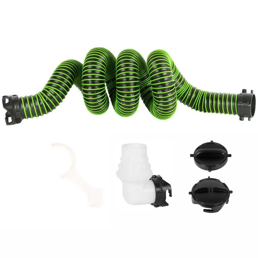 RV Sewer Hose, EXTREME Heavy Duty 24 Mil TPE Material for Abrasion Resistance and Crush Protection, Camper Sewer Hose Kit with P
RV Sewer Hose, EXTREME Heavy Duty 24 Mil TPE Material for Abrasion Resistance and Crush Protection, Camper Sewer Hose Kit with P