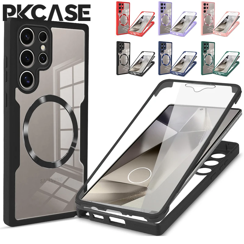 PKCASE Shell Film Integrated Phone Case For Samsung S25 S24 S23 Ultra S22 Plus S21 FE Magnetic Shockproof Cover Full Coverage
PKCASE Shell Film Integrated Phone Case For Samsung S25 S24 S23 Ultra S22 Plus S21 FE Magnetic Shockproof Cover Full Coverage