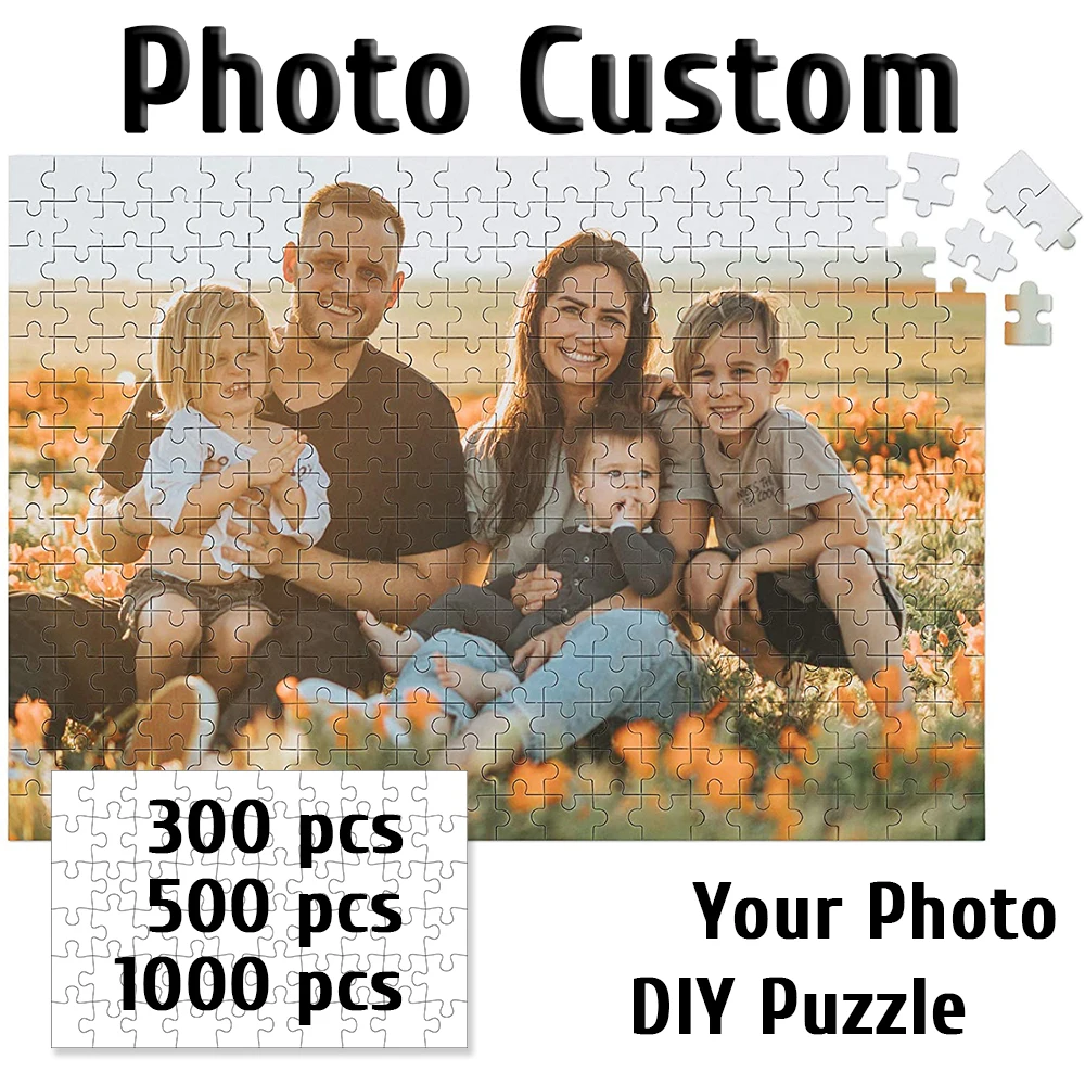 Your Photo Personalized Custom Jigsaw Puzzle Add You Multiple-Specifications Own Picture DIY Wood Jigsaw Puzzle Family Gift Toys
Your Photo Personalized Custom Jigsaw Puzzle Add You Multiple-Specifications Own Picture DIY Wood Jigsaw Puzzle Family Gift Toys