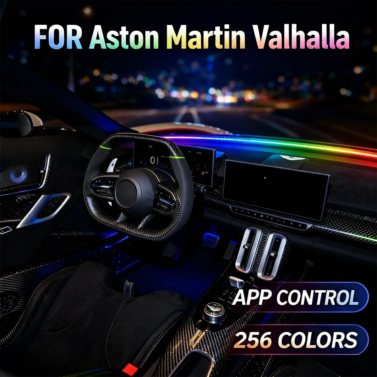 For Aston Martin Valhalla Automotive decoration light strip,colorful acrylic front windshield soundproofing strip,ambience light
For Aston Martin Valhalla Automotive decoration light strip,colorful acrylic front windshield soundproofing strip,ambience light