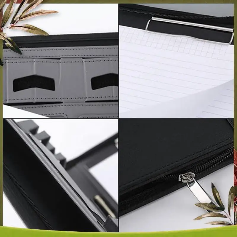 New-Portable Business Padfolio Portfolio Case Contract File Folder A4 Conference Folder PU Leather Portfolio Folder
New-Portable Business Padfolio Portfolio Case Contract File Folder A4 Conference Folder PU Leather Portfolio Folder