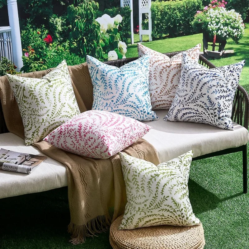 2-Piece Waterproof Cushion Case Outdoor Garden Cushion Case Waterproof Coating Pillow Case Vintage Plant Print Pillow Covers
2-Piece Waterproof Cushion Case Outdoor Garden Cushion Case Waterproof Coating Pillow Case Vintage Plant Print Pillow Covers