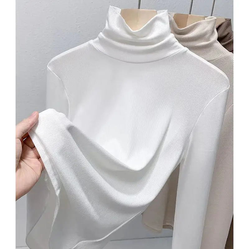 2024 New Fashion Tops for Women Clothing Autumn Winter Long-sleeved Bottoming Shirt Round Collar Slim Solid Color T T425
2024 New Fashion Tops for Women Clothing Autumn Winter Long-sleeved Bottoming Shirt Round Collar Slim Solid Color T T425