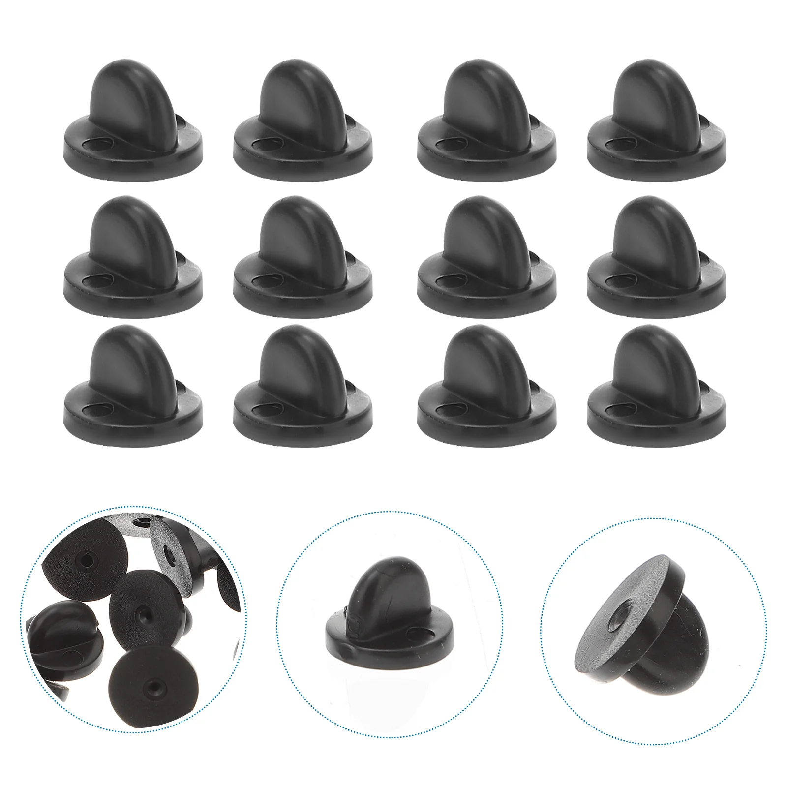 100pcs Clutch Rubber Pin Backs Keepers Replacement Uniform Badge Tie Tack Lapel Pin Backing Holder Clasp (Black)
100pcs Clutch Rubber Pin Backs Keepers Replacement Uniform Badge Tie Tack Lapel Pin Backing Holder Clasp (Black)