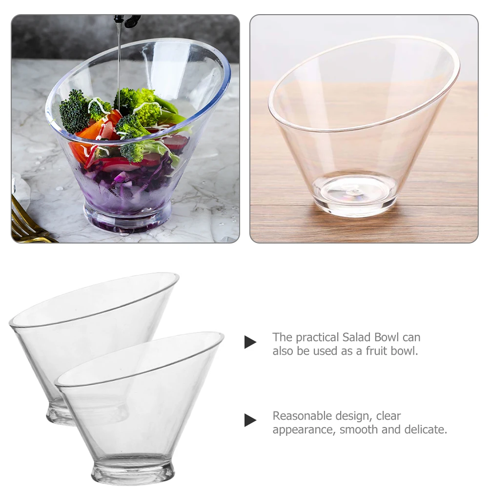 2 Pcs Portable Ice Cream Bowl Dessert Serveware Fruit Bowls Snack Appetizer Vegetable Salad Serving Ice-cream Clear for Party
2 Pcs Portable Ice Cream Bowl Dessert Serveware Fruit Bowls Snack Appetizer Vegetable Salad Serving Ice-cream Clear for Party
