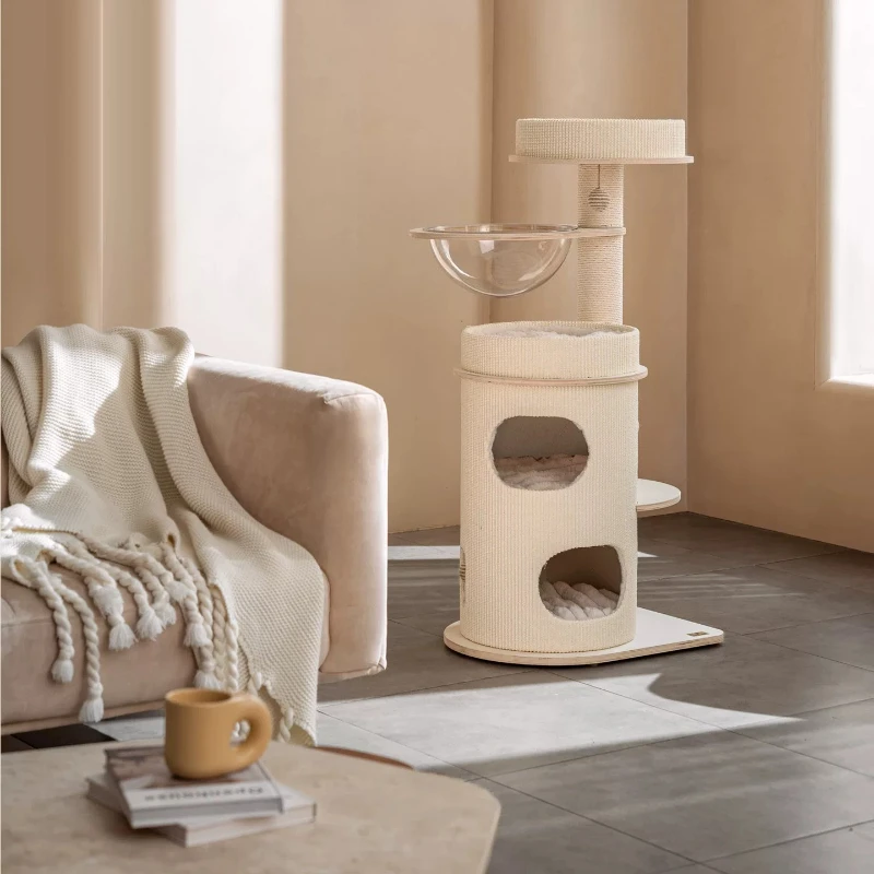 Nordic Minimalist Cat Tree Modern Solid Wood Space-Saving Cat Tree Toy Comfortable Furniture & Scratchers Rascador Gatos FYCT
Nordic Minimalist Cat Tree Modern Solid Wood Space-Saving Cat Tree Toy Comfortable Furniture & Scratchers Rascador Gatos FYCT