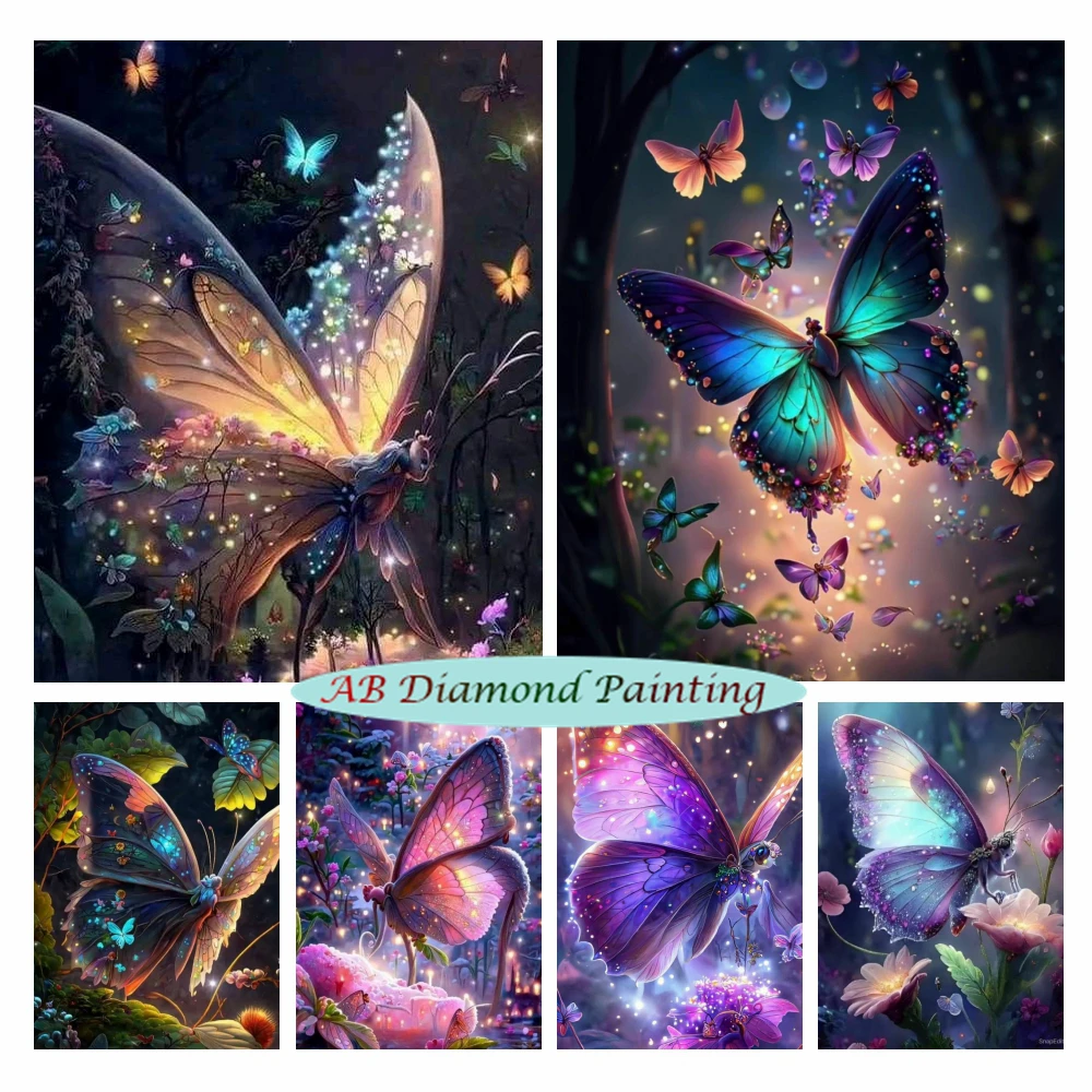 Butterfly Flower 5D AB Drill Diamond Art Painting Animal Landscape Cross Stitch Kits Rhinestone Home Decor Gift Embroidery Craft
Butterfly Flower 5D AB Drill Diamond Art Painting Animal Landscape Cross Stitch Kits Rhinestone Home Decor Gift Embroidery Craft