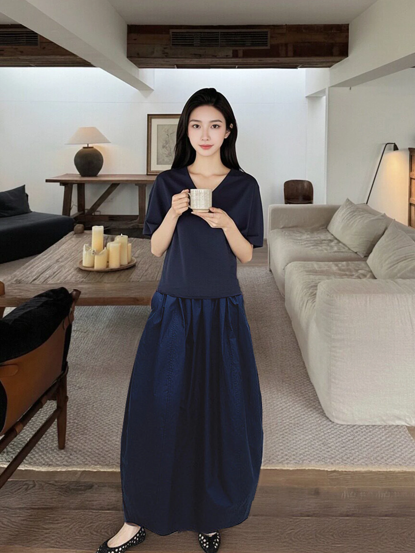 Elegant Intellectual Women's Long A-Line Skirt Spring 2026 New Stand Tailoring Flower Bud White Moon Light Back Split
Elegant Intellectual Women's Long A-Line Skirt Spring 2026 New Stand Tailoring Flower Bud White Moon Light Back Split