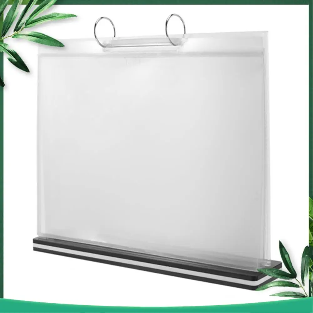 (NEW) A5 T-Shaped Multi-Page Flip Acrylic Sign Holder, Menu/Photo/Advertising/Beverage Display Stand
(NEW) A5 T-Shaped Multi-Page Flip Acrylic Sign Holder, Menu/Photo/Advertising/Beverage Display Stand