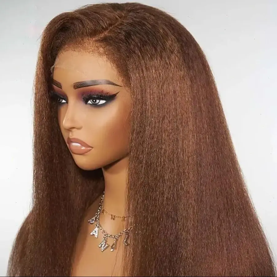 # Парик прямой, шоколадно-коричневый, 13x6, с прозрачной кружевной передней частью, без клея, из натуральных волос, предварительно выщипанный, плотность 180%
# Парик прямой, шоколадно-коричневый, 13x6, с прозрачной кружевной передней частью, без клея, из натуральных волос, предварительно выщипанный, плотность 180%