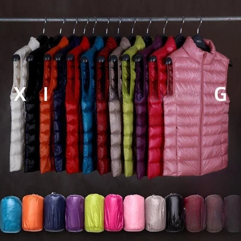 Lightweight Slim Fit Korean Sle down Cotton Vest Women's Faion Outerwear Tagkita Polyester Fabric Stand Collar Coat
Lightweight Slim Fit Korean Sle down Cotton Vest Women's Faion Outerwear Tagkita Polyester Fabric Stand Collar Coat