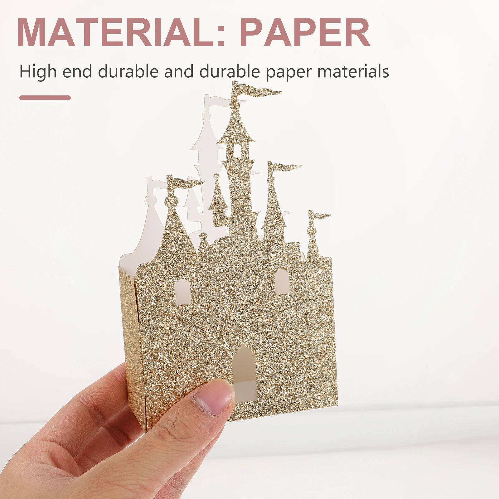 20pcs Candy Gift Box Hollow Out Castle Glitter Birthday Wedding Party Chocolate Sugar Paper Container Elegant Packaging
20pcs Candy Gift Box Hollow Out Castle Glitter Birthday Wedding Party Chocolate Sugar Paper Container Elegant Packaging