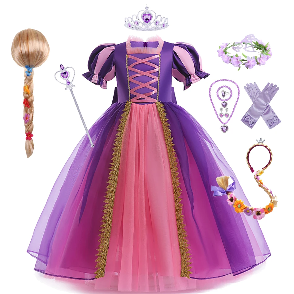 2023 Carnival Kids Cosplay Little Mermaid Dress For Girls Children Baby Girl Party Princess Dress Birthday Rapunzel Costume
2023 Carnival Kids Cosplay Little Mermaid Dress For Girls Children Baby Girl Party Princess Dress Birthday Rapunzel Costume