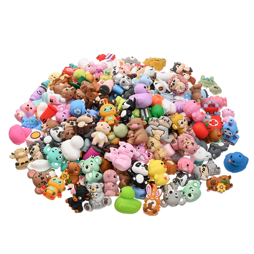 10 шт., смешанные силиконовые бусины на тему животных, детский прорезыватель, фокусная бусина, без BPA для DIY, цепочки для сосок, аксессуары для кормления, ожерелье
10 шт., смешанные силиконовые бусины на тему животных, детский прорезыватель, фокусная бусина, без BPA для DIY, цепочки для сосок, аксессуары для кормления, ожерелье