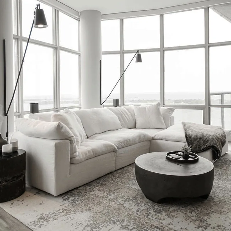 Luxury Living Room Furniture Feather Filled Modular Corner Modern Sofa Luxury Cloud Sofa Home Sofa
Luxury Living Room Furniture Feather Filled Modular Corner Modern Sofa Luxury Cloud Sofa Home Sofa
