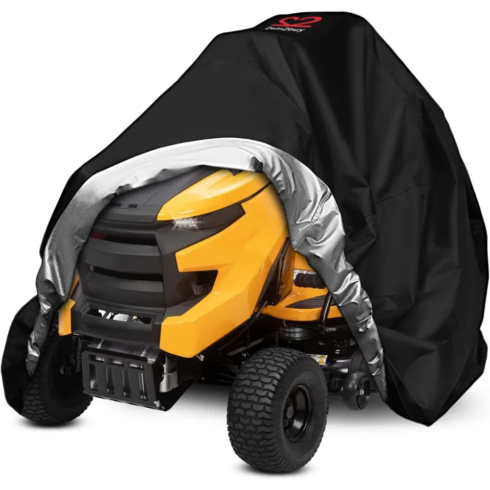 Heavy Duty Waterproof Riding Lawn Mower Cover UV Dust Resistant Universal Fit 54 Inch Deck with Elastic Cord and Storage Bag
Heavy Duty Waterproof Riding Lawn Mower Cover UV Dust Resistant Universal Fit 54 Inch Deck with Elastic Cord and Storage Bag