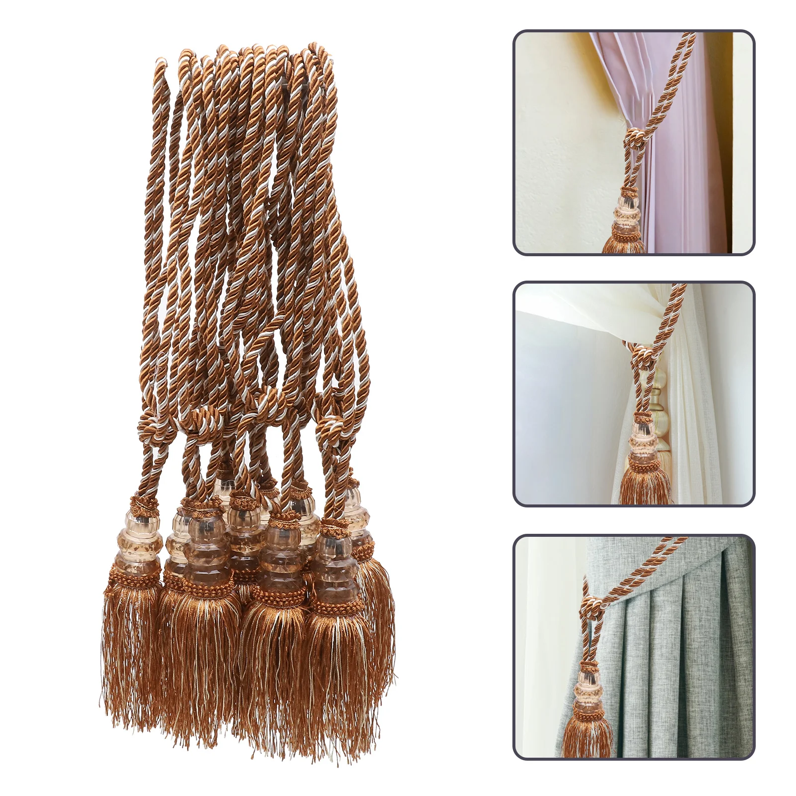 10Pcs Curtain Tiebacks Decorative Tassel Fringe Trim for Curtains Cushions Sofas DIY Craft Decor Curtain Tiebacks
10Pcs Curtain Tiebacks Decorative Tassel Fringe Trim for Curtains Cushions Sofas DIY Craft Decor Curtain Tiebacks