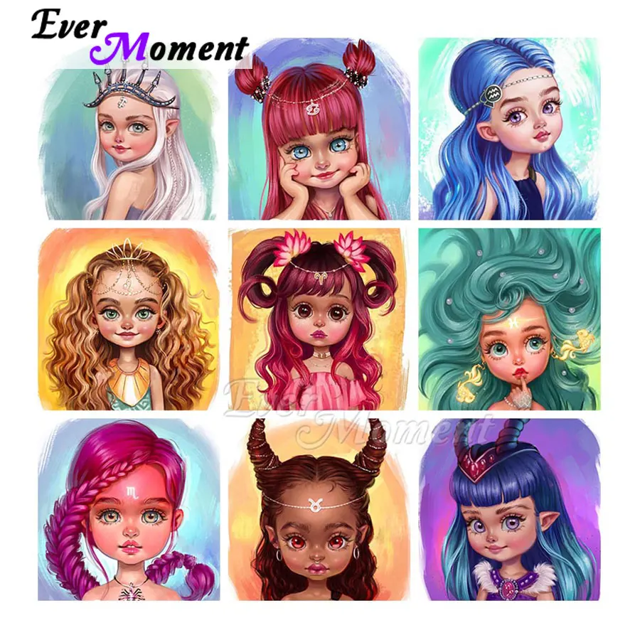 Ever Moment Diamond Painting Square Round Resin Drill Wall Decoration Constellation Girl By Diamond Handmade Gift ASF2266
Ever Moment Diamond Painting Square Round Resin Drill Wall Decoration Constellation Girl By Diamond Handmade Gift ASF2266
