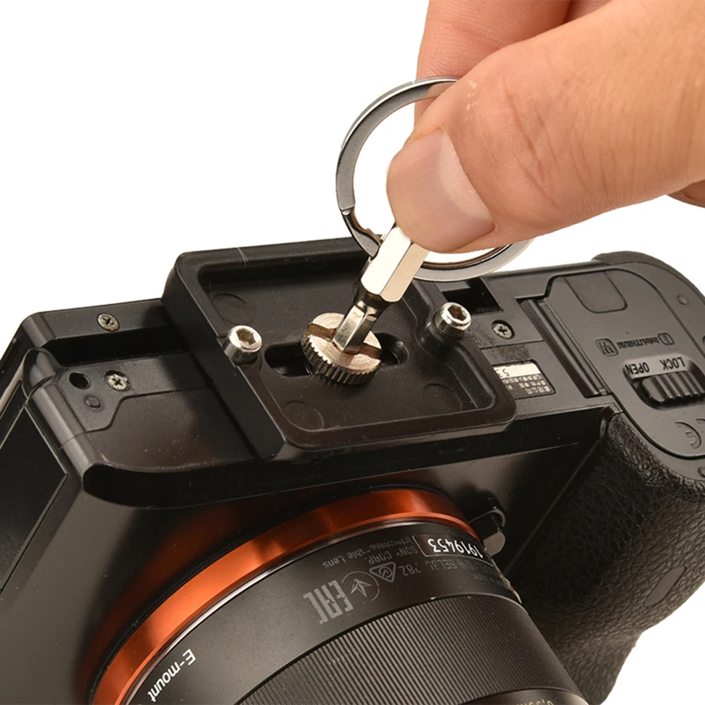 1-3PCS Repair Tool Wrench Photographers Multi-Tool Key Chain Tool Wrench Hex Key Flat Head Screwdriver for Digital Camera Tripod
1-3PCS Repair Tool Wrench Photographers Multi-Tool Key Chain Tool Wrench Hex Key Flat Head Screwdriver for Digital Camera Tripod